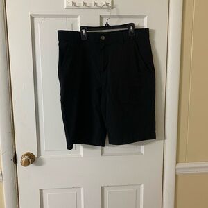 Gerry Weber Black Flat-Front Men's Shorts